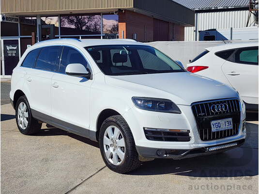 11/2009 Audi Q7 3.0 TDI Quattro MY09 UPGRADE 4d Wagon White 3.0L