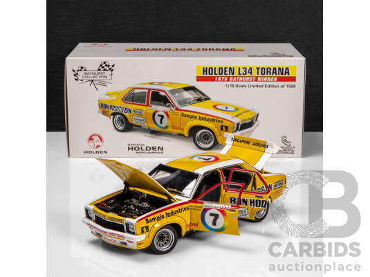 Classic Carlectables 1976 Holden L34 Torana Sedan Bathurst Winner #7 Morris / Fitzpatrick (18308) 1:18 Scale Model Car