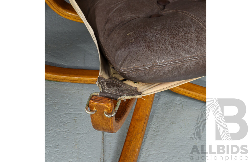 Pair of Vintage Falcon Chairs by Sigurd Ressell for Vatne Mobler