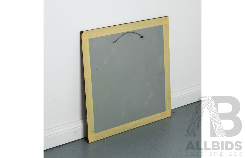 Vintage Copper Framed Mirror