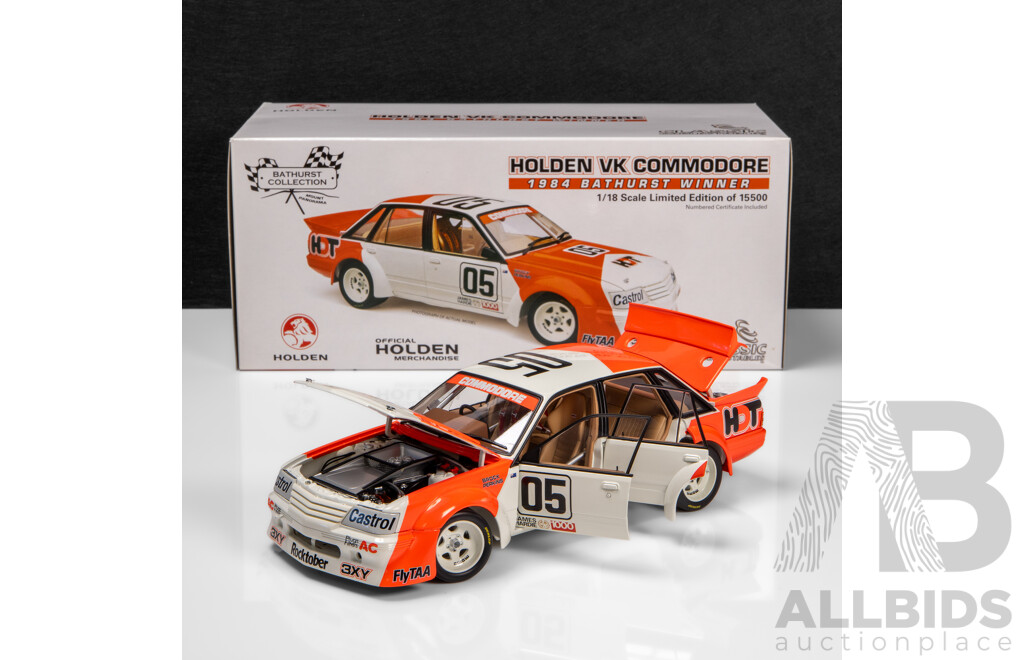 Classic Carlectables 1984 Holden VK Commodore Bathurst Winner #05 Brock / Perkins - W Decals (18280) 1:18 Scale Model Car