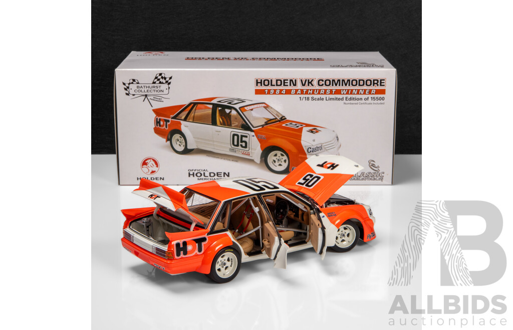 Classic Carlectables 1984 Holden VK Commodore Bathurst Winner #05 Brock / Perkins - W Decals (18280) 1:18 Scale Model Car