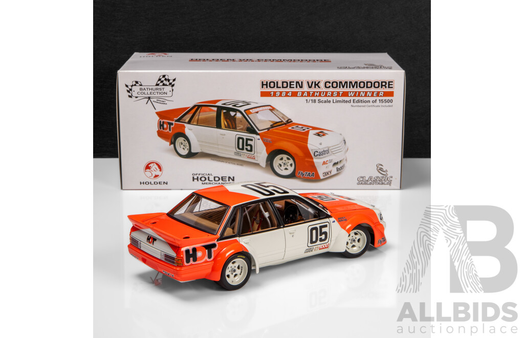 Classic Carlectables 1984 Holden VK Commodore Bathurst Winner #05 Brock / Perkins - W Decals (18280) 1:18 Scale Model Car