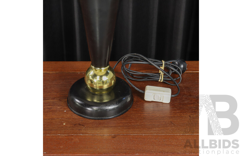 Table Lamp with Pleated Shade