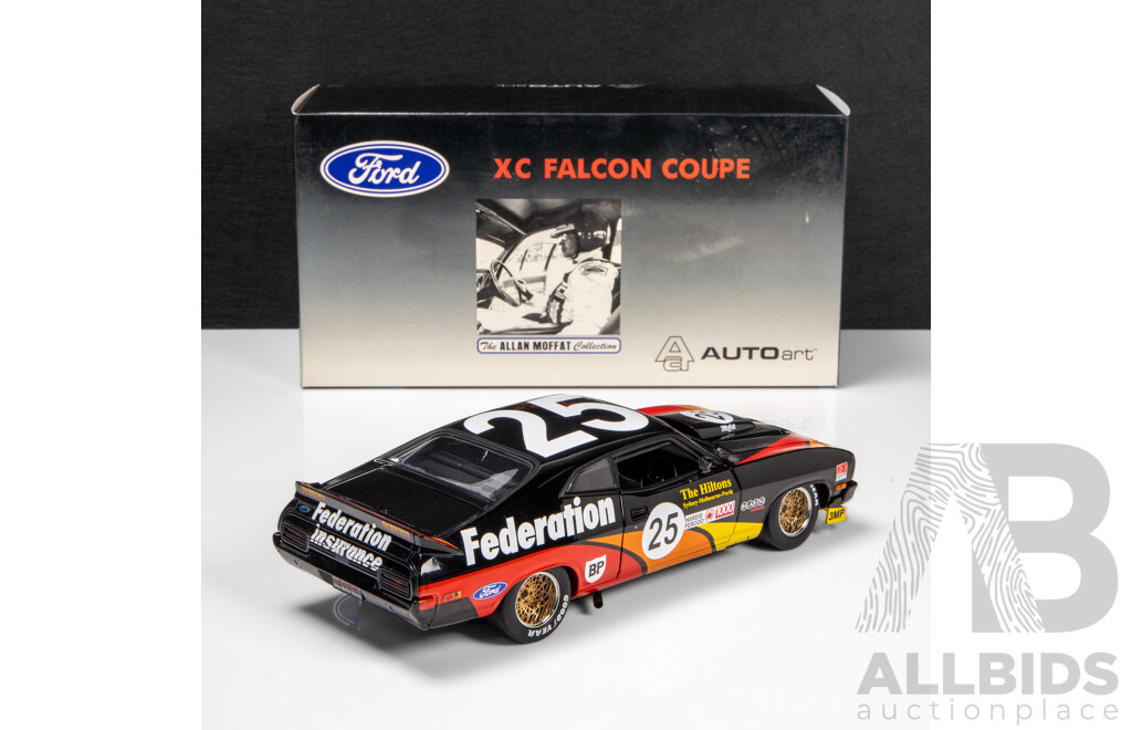 AUTOart 1979 Ford XC Falcon Hardtop Coupe Bathurst Moffat / Fitzpatrick (87911) Signed COA 1:18 Scale Model Car