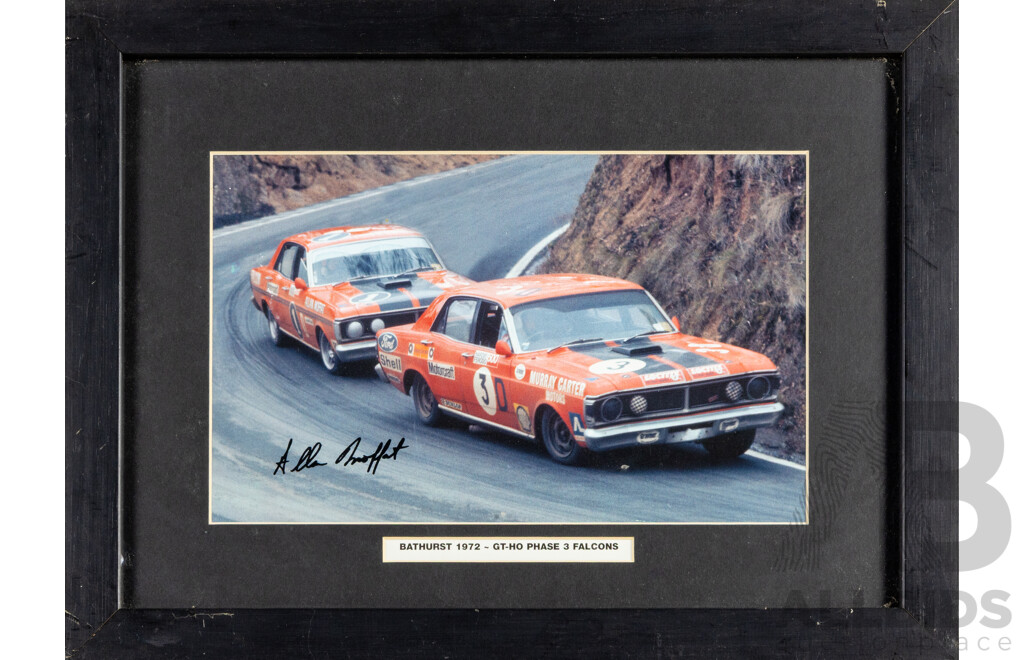 Pair of Framed Bathurst Ford Racing Photos