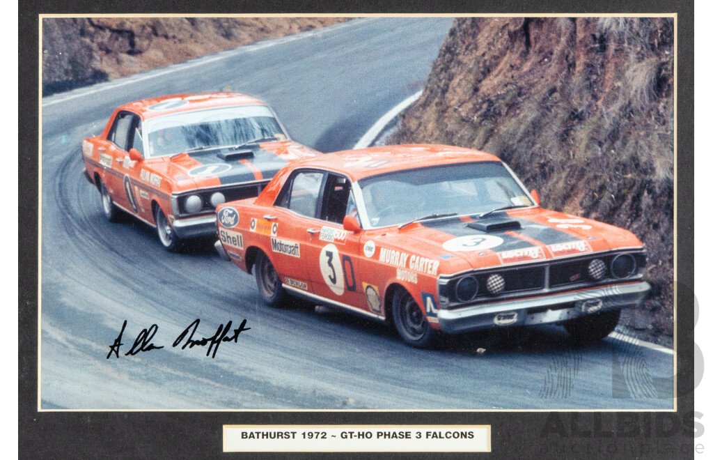 Pair of Framed Bathurst Ford Racing Photos