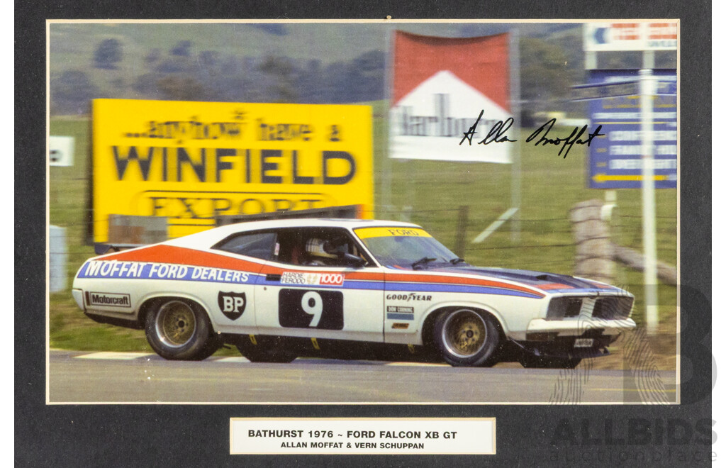 Pair of Framed Bathurst Ford Racing Photos