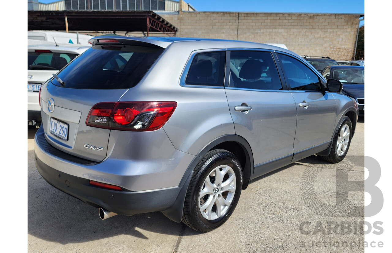 06/2013 Mazda Cx-9 Classic (fwd) MY13 4d Wagon Silver 3.7L