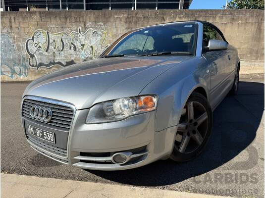 05/2007 Audi A4 1.8T CABRIOLET FWD B7 2D Cabriolet Grey 1.8L