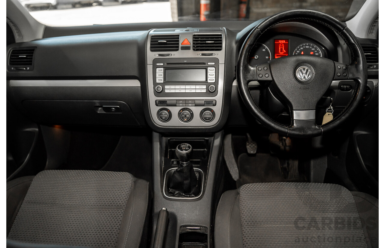 08/2008 Volkswagen Golf 2.0 TDI Pacific 1K MY08 5d Hatchback White Turbo Diesel2.0L