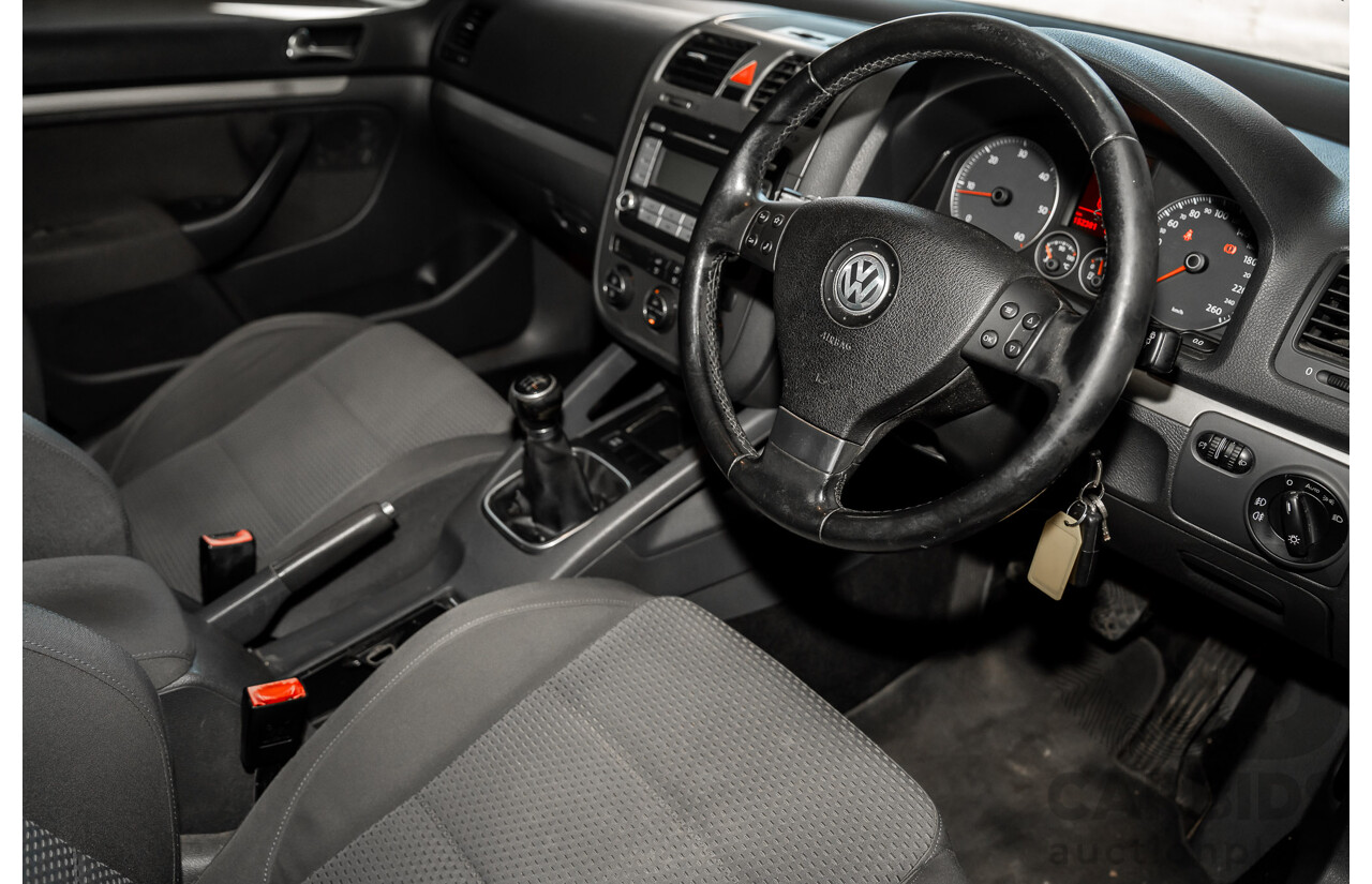08/2008 Volkswagen Golf 2.0 TDI Pacific 1K MY08 5d Hatchback White Turbo Diesel2.0L