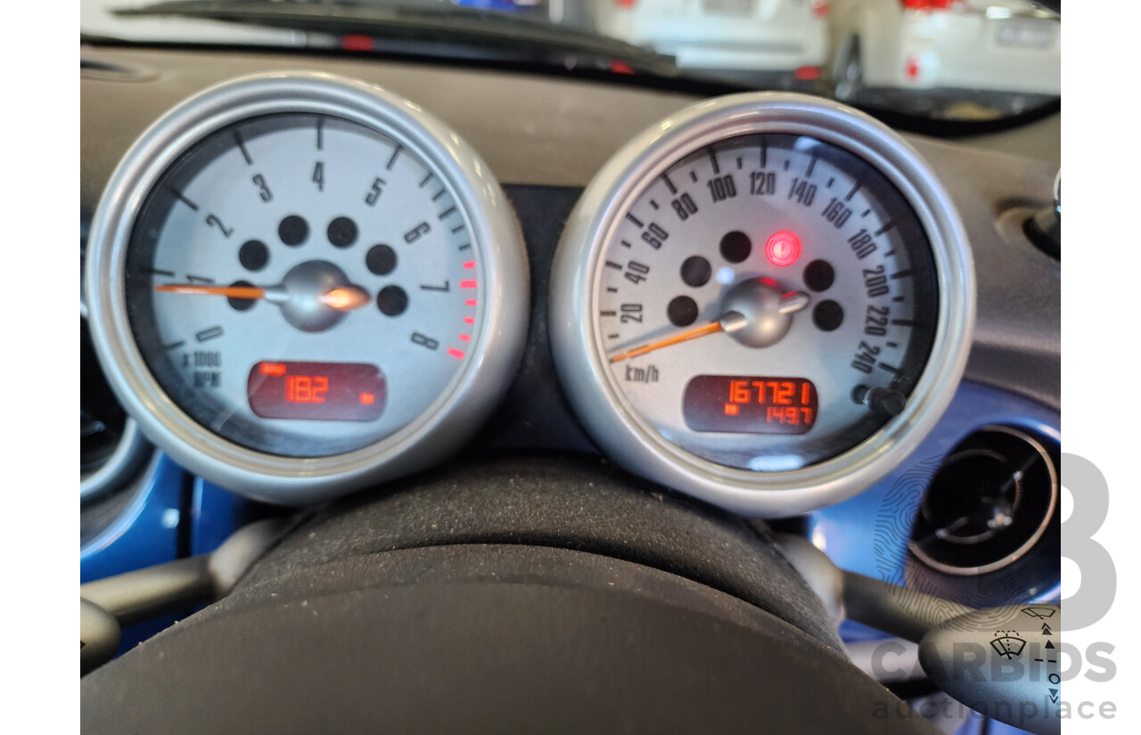 11/2004 Mini Cooper S R53 UPGRADE 2d Hatchback Blue 1.6L
