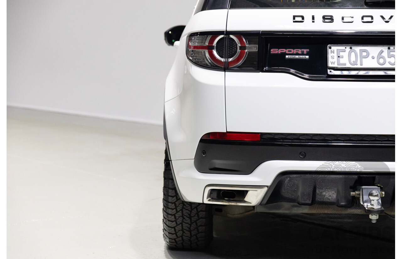 01/2018 Land Rover Discovery Sport SD4 HSE AWD L550 MY18 4D Wagon Fuji White Turbo Diesel 2.0L