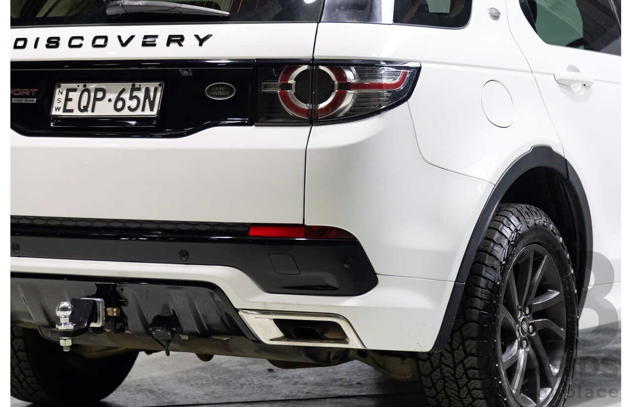01/2018 Land Rover Discovery Sport SD4 HSE AWD L550 MY18 4D Wagon Fuji White Turbo Diesel 2.0L