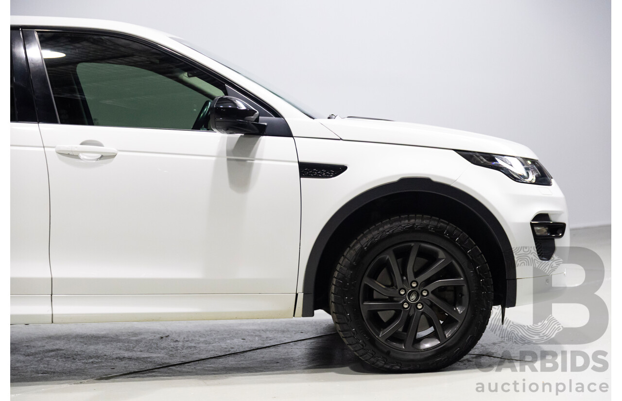01/2018 Land Rover Discovery Sport SD4 HSE AWD L550 MY18 4D Wagon Fuji White Turbo Diesel 2.0L