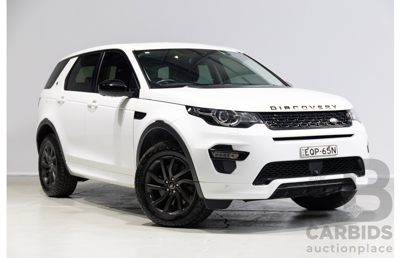 01/2018 Land Rover Discovery Sport SD4 HSE AWD L550 MY18 4D Wagon Fuji White Turbo Diesel 2.0L