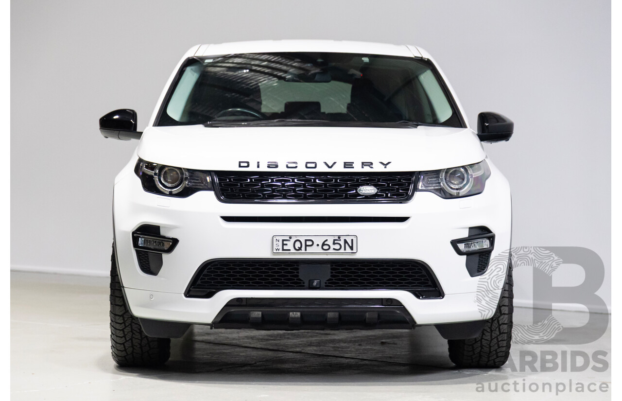 01/2018 Land Rover Discovery Sport SD4 HSE AWD L550 MY18 4D Wagon Fuji White Turbo Diesel 2.0L