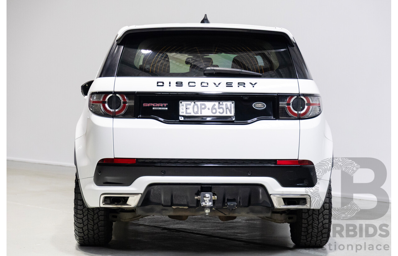 01/2018 Land Rover Discovery Sport SD4 HSE AWD L550 MY18 4D Wagon Fuji White Turbo Diesel 2.0L