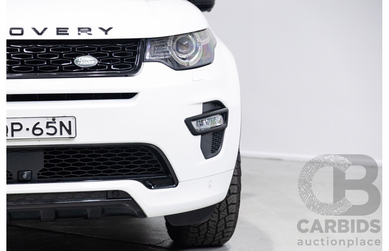 01/2018 Land Rover Discovery Sport SD4 HSE AWD L550 MY18 4D Wagon Fuji White Turbo Diesel 2.0L