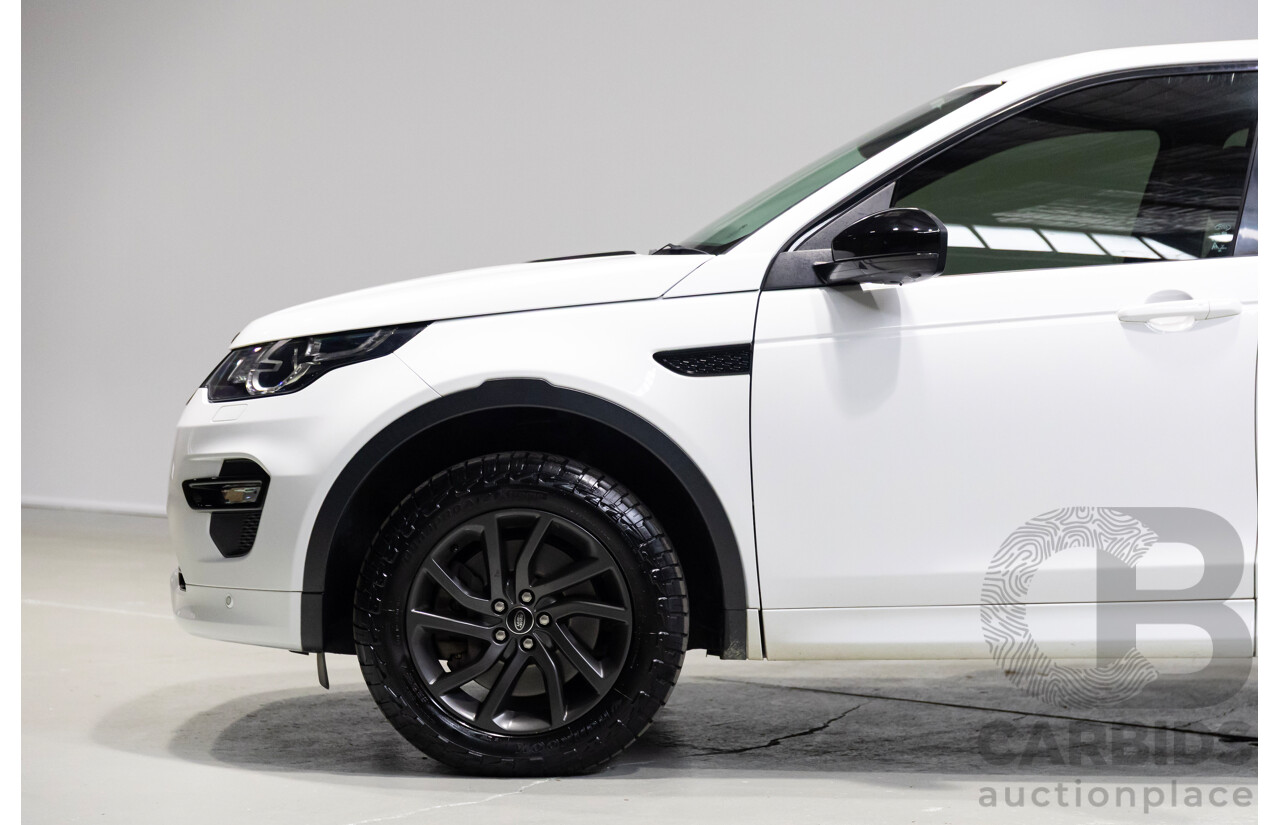 01/2018 Land Rover Discovery Sport SD4 HSE AWD L550 MY18 4D Wagon Fuji White Turbo Diesel 2.0L