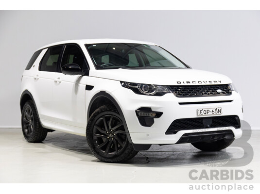 01/2018 Land Rover Discovery Sport SD4 HSE AWD L550 MY18 4D Wagon Fuji White Turbo Diesel 2.0L