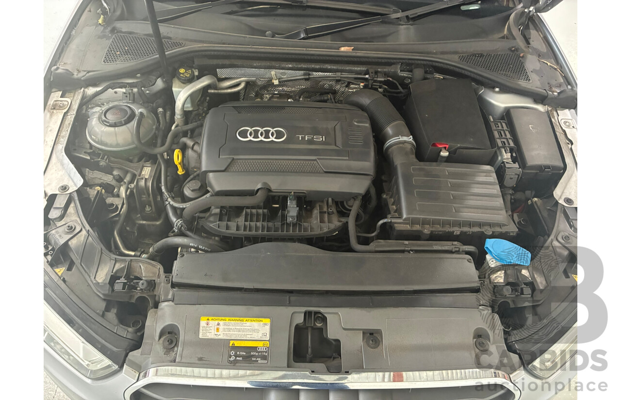 06/2015 Audi A3 Sportback TFSI Ambition 8V MY15 5d Hatchback Silver Trubo 1.8L