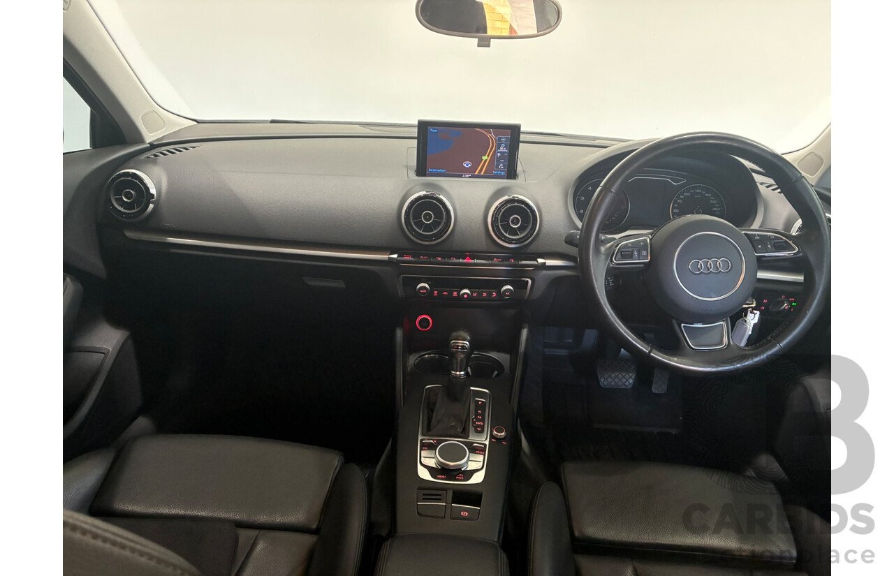 06/2015 Audi A3 Sportback TFSI Ambition 8V MY15 5d Hatchback Silver Trubo 1.8L