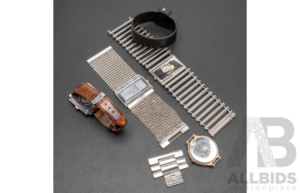Watch Collection (5) Including Emporio Armani, D&G, Kawa Collection