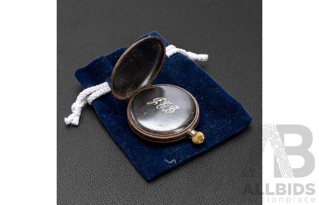 Antique F Lasseter & Co LD Sydney Swiss Made 38mm Hunter Open Face Pocket Watch