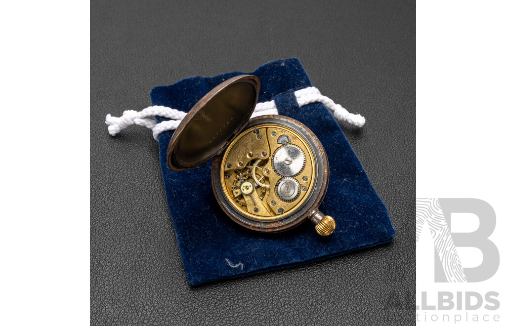 Antique F Lasseter & Co LD Sydney Swiss Made 38mm Hunter Open Face Pocket Watch
