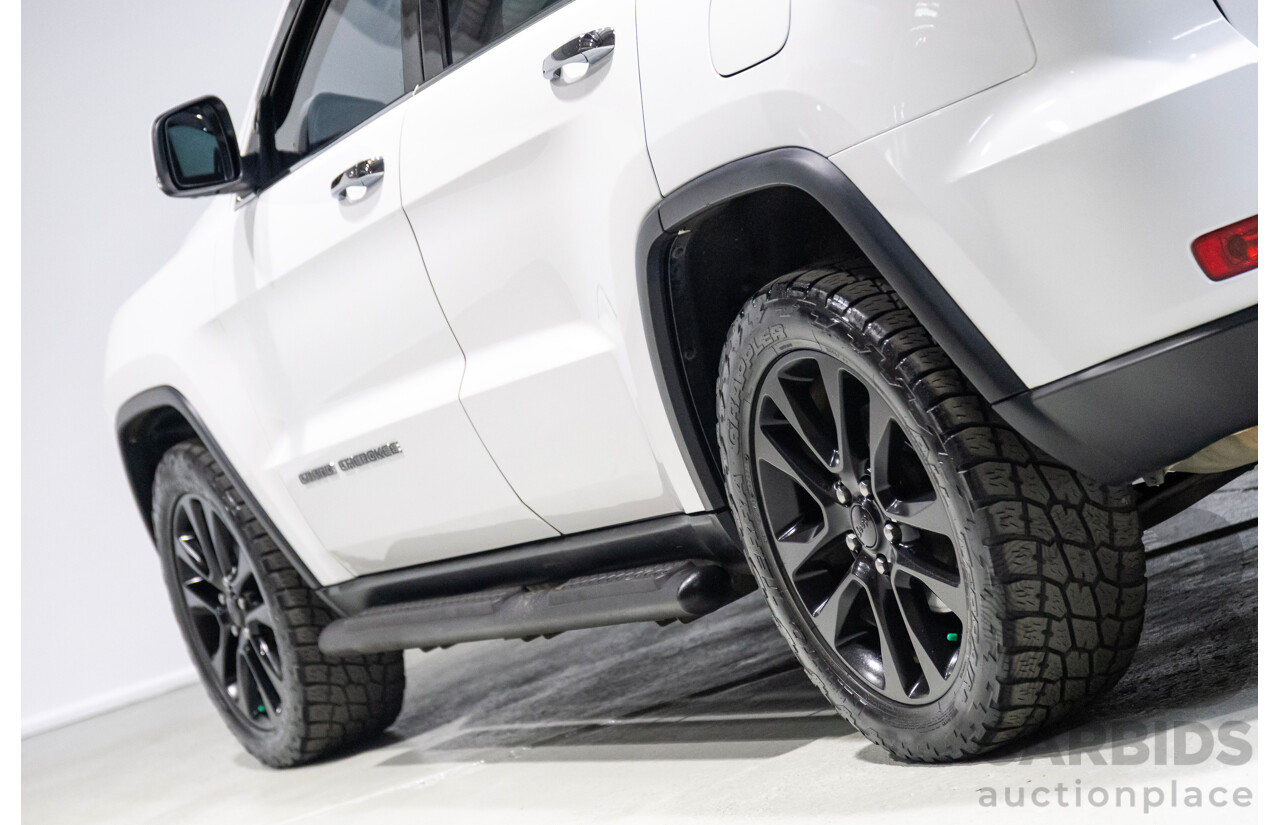 08/2017 Jeep Grand Cherokee Limited (4x4) WK MY17 4d Wagon White 3.0L