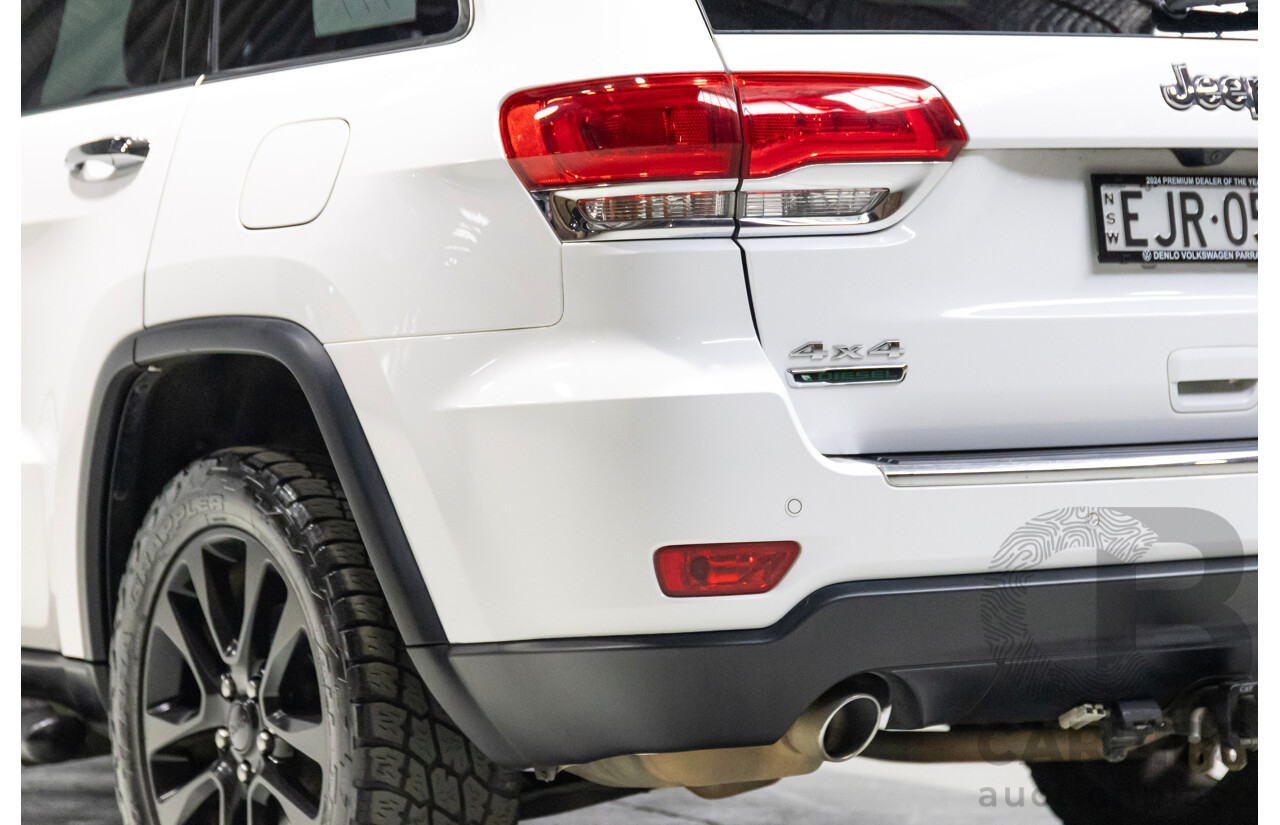 08/2017 Jeep Grand Cherokee Limited (4x4) WK MY17 4d Wagon White 3.0L