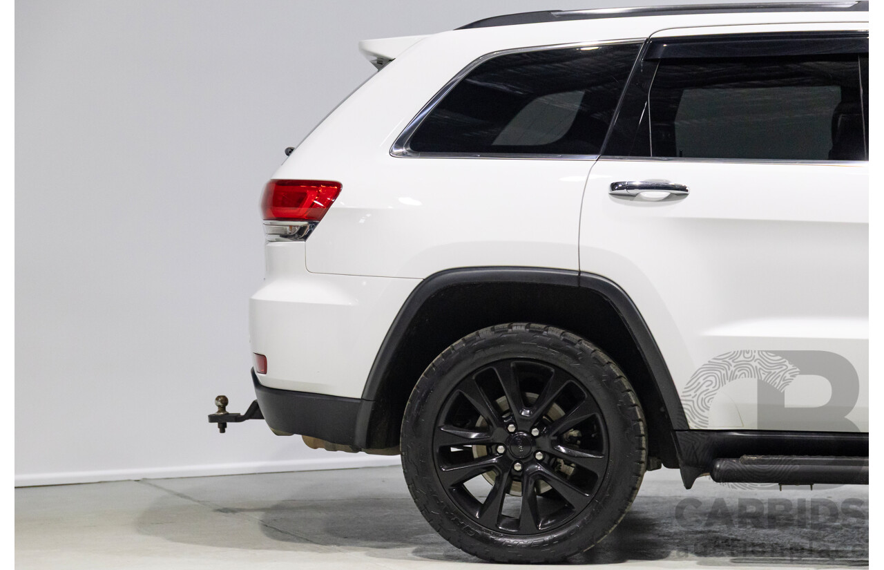 08/2017 Jeep Grand Cherokee Limited (4x4) WK MY17 4d Wagon White 3.0L