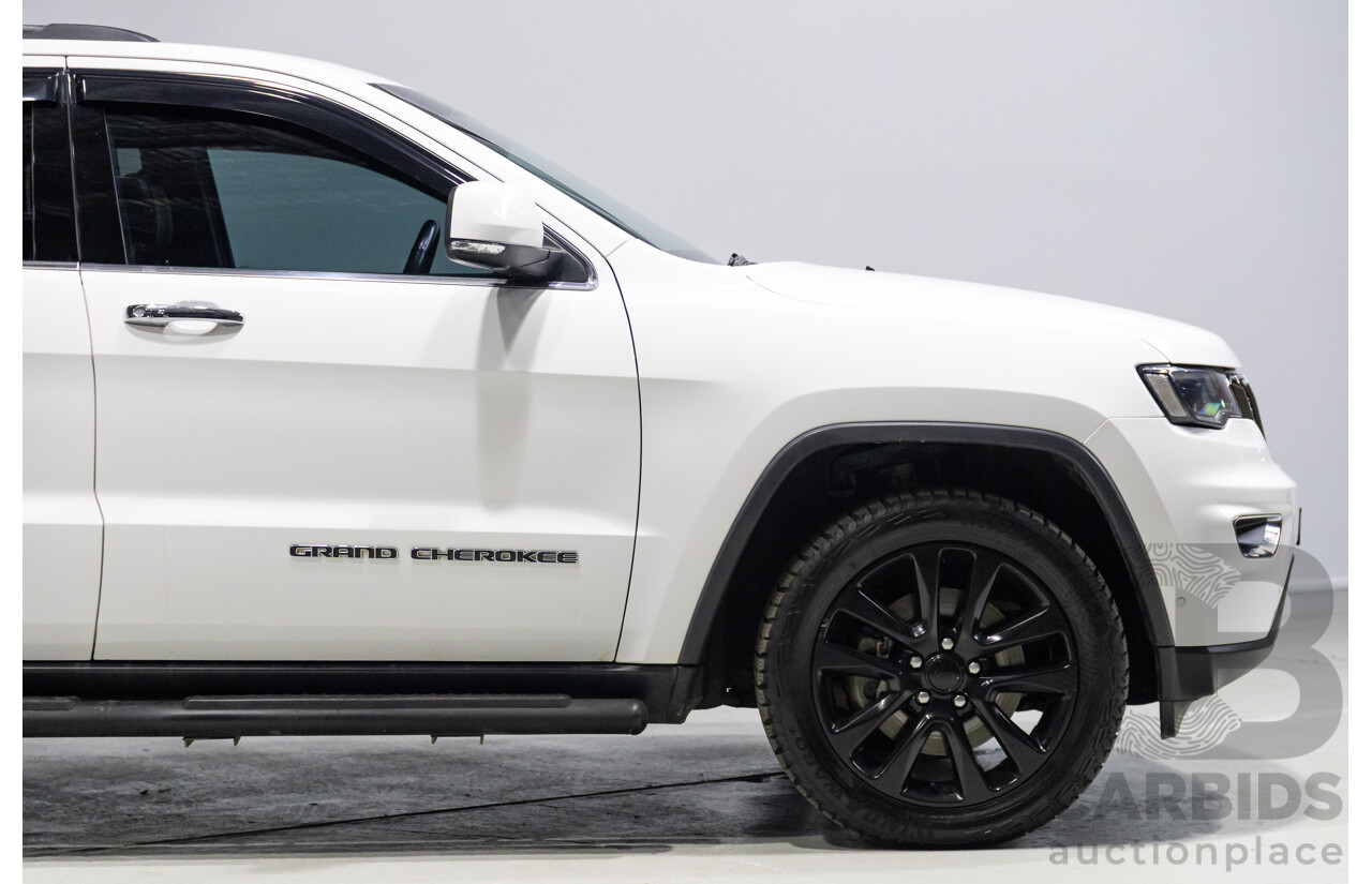 08/2017 Jeep Grand Cherokee Limited (4x4) WK MY17 4d Wagon White 3.0L