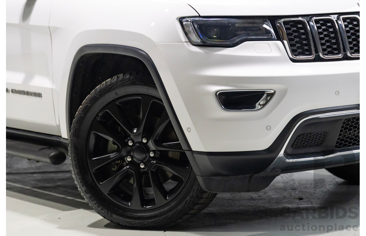 08/2017 Jeep Grand Cherokee Limited (4x4) WK MY17 4d Wagon White 3.0L