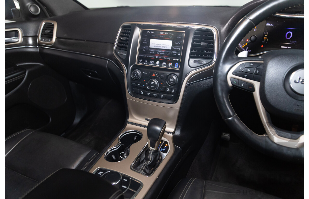 08/2017 Jeep Grand Cherokee Limited (4x4) WK MY17 4d Wagon White 3.0L