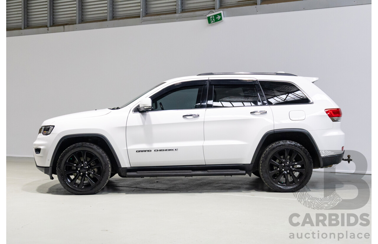 08/2017 Jeep Grand Cherokee Limited (4x4) WK MY17 4d Wagon White 3.0L