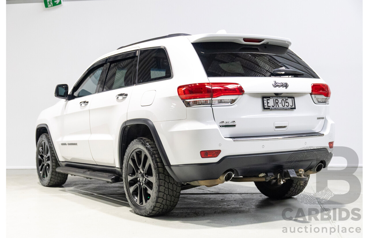 08/2017 Jeep Grand Cherokee Limited (4x4) WK MY17 4d Wagon White 3.0L