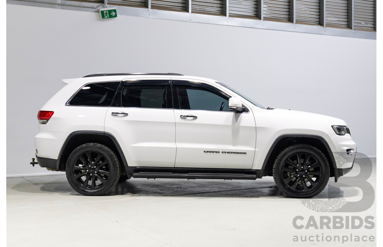 08/2017 Jeep Grand Cherokee Limited (4x4) WK MY17 4d Wagon White 3.0L