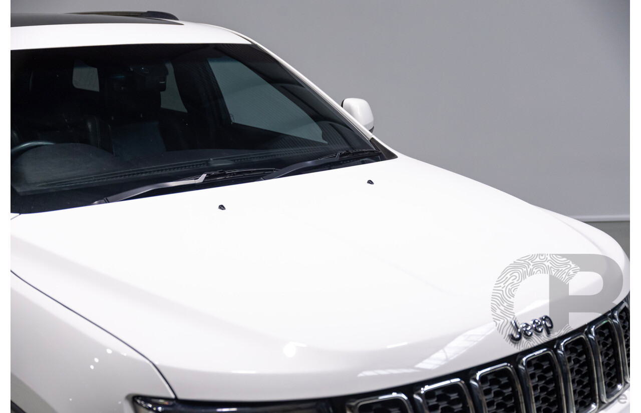 08/2017 Jeep Grand Cherokee Limited (4x4) WK MY17 4d Wagon White 3.0L