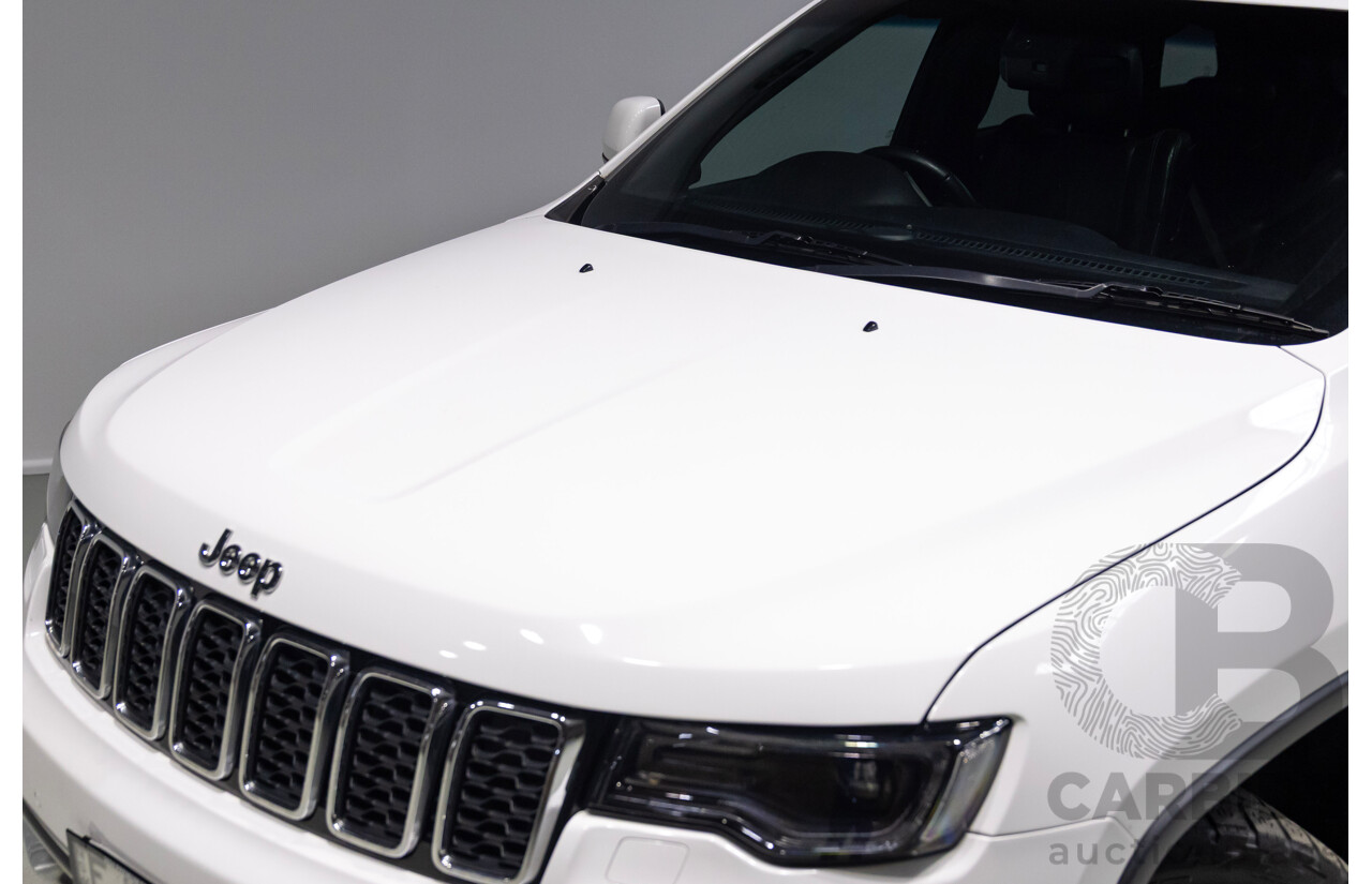 08/2017 Jeep Grand Cherokee Limited (4x4) WK MY17 4d Wagon White 3.0L