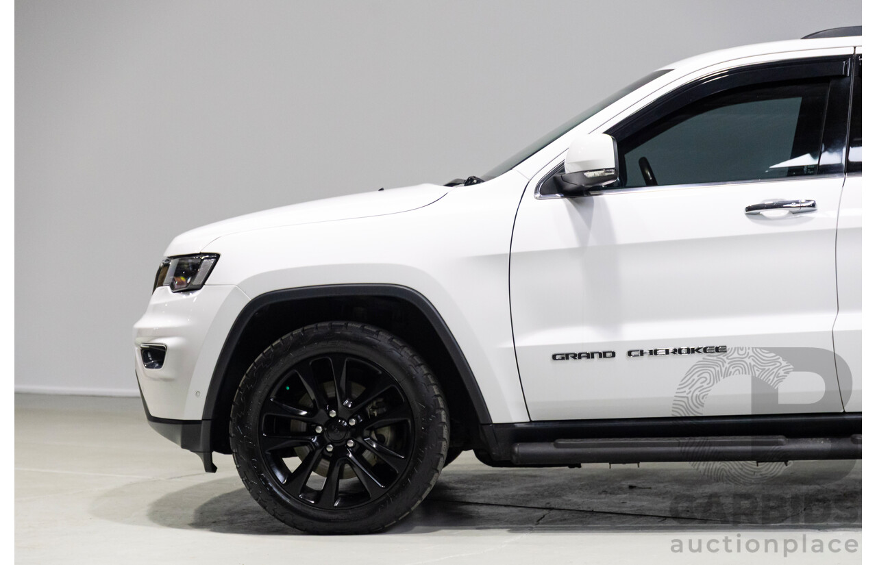 08/2017 Jeep Grand Cherokee Limited (4x4) WK MY17 4d Wagon White 3.0L
