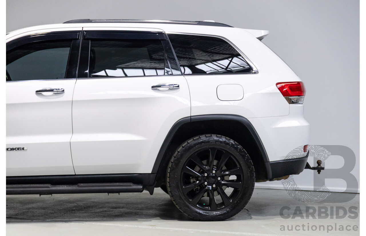 08/2017 Jeep Grand Cherokee Limited (4x4) WK MY17 4d Wagon White 3.0L