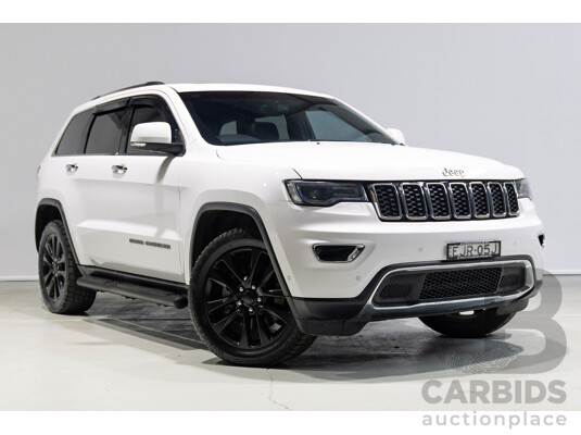 08/2017 Jeep Grand Cherokee Limited (4x4) WK MY17 4d Wagon White 3.0L