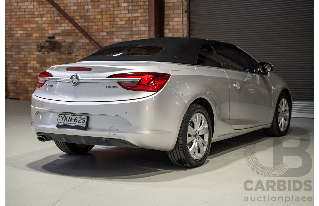 09/2015 Holden Cascada CJ MY16 2d Convertible Silver Turbo 1.6L
