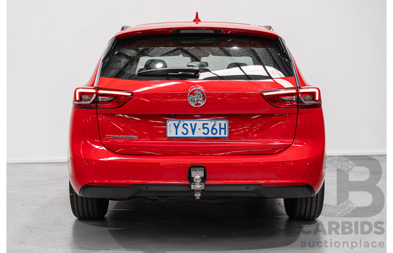 6/2018 Holden Commodore LT ZB 4d Sportwagon Lava Red Turbo Diesel 2.0L
