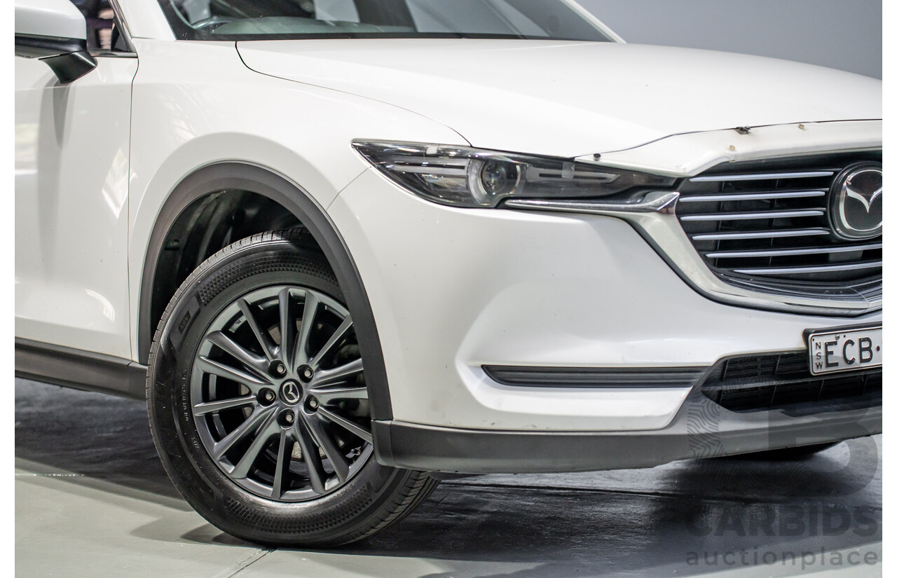07/2019 Mazda Cx-8 Sport (AWD) KG B 4d Wagon White Turbo Diesel 2.2L