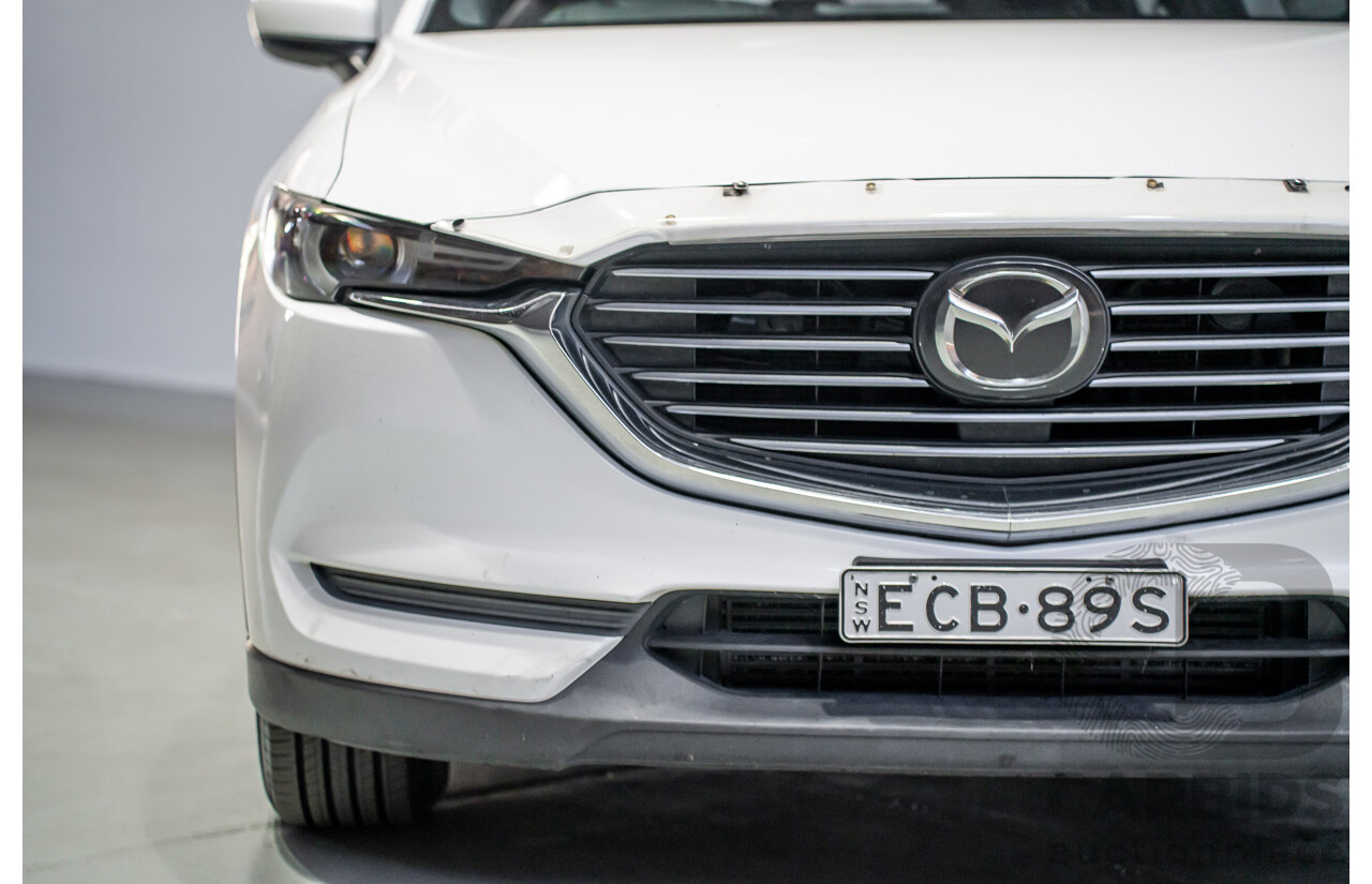 07/2019 Mazda Cx-8 Sport (AWD) KG B 4d Wagon White Turbo Diesel 2.2L