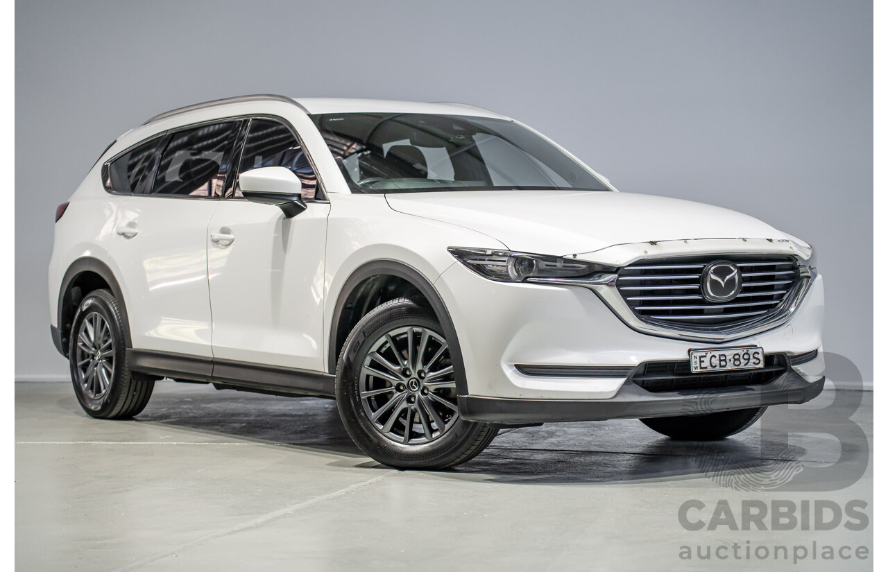 07/2019 Mazda Cx-8 Sport (AWD) KG B 4d Wagon White Turbo Diesel 2.2L